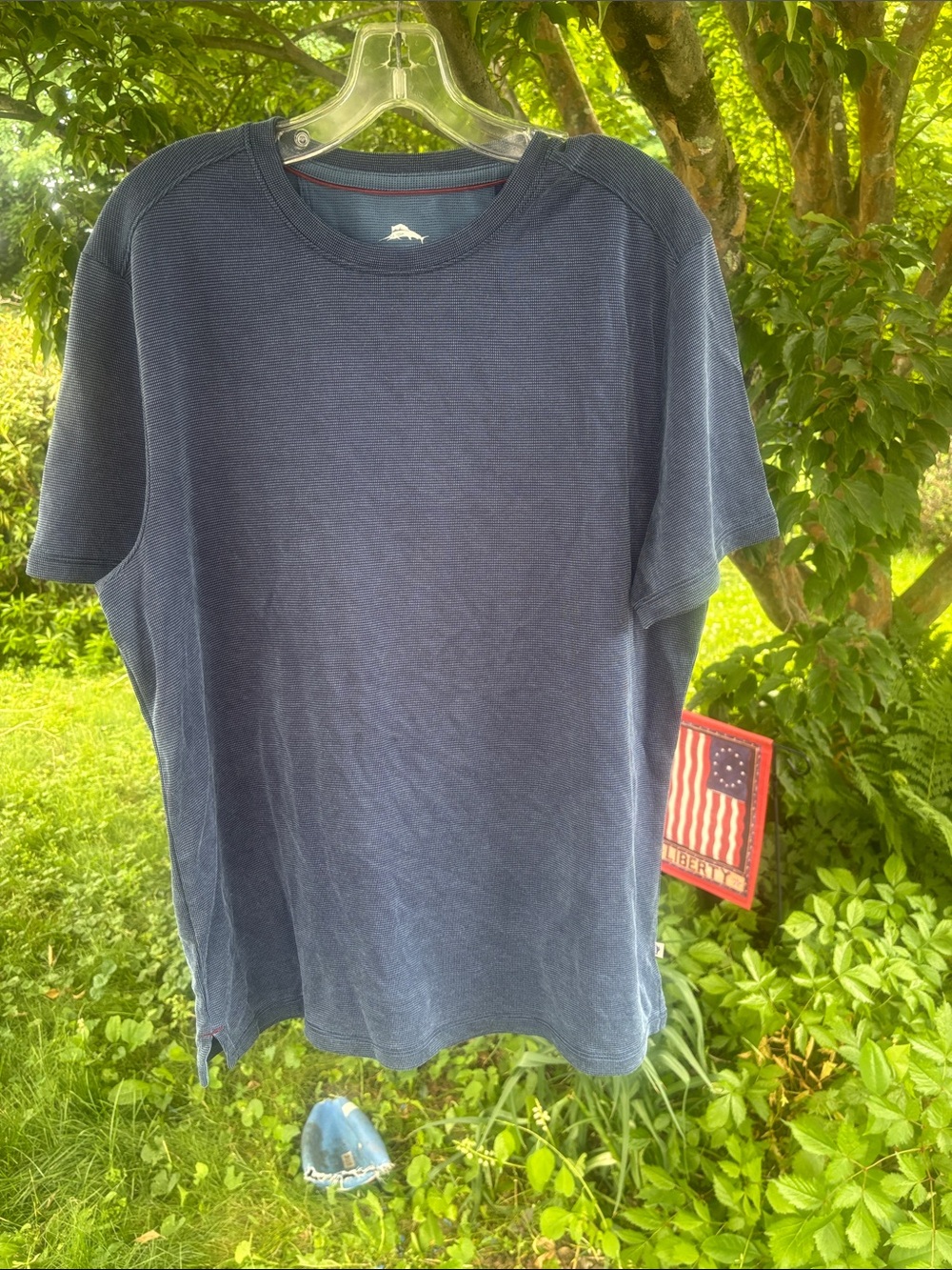 Tommy Bahama Men's Navy Short-Sleeve Crew Tee